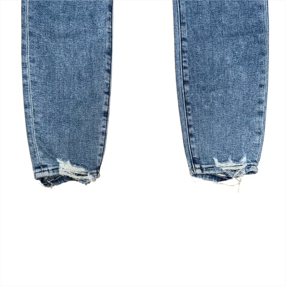 Abercrombie & Fitch Super Skinny Ankle High Rise Distressed Jeans Women’s 28 / 6 - Picture 3 of 6